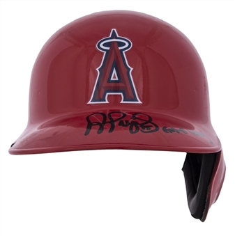 2019 Albert Pujols Game Used, Signed & Inscribed Los Angeles Angels Batting Helmet Worn On 7/28/2019 During At Bat For Career Home Run #650 (MLB Authenticated & Beckett)